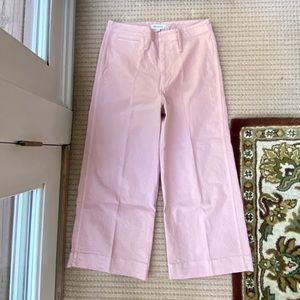 Madewell cropped wide leg pants